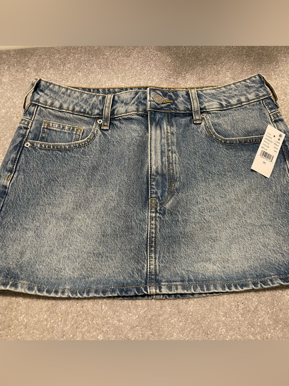 PacSun Blue Denim Mini Skirt